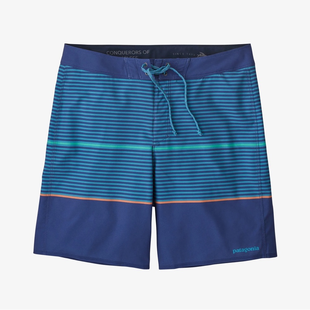 Patagonia Men’s Hydropeak Boardshorts 18" Anacapa Blue Size 36